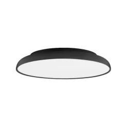 Plafoniere Moderne-Selezionato da Mazzolaluce Plafoniera per camera da letto nera led 3000k dimmerabile 60 cm