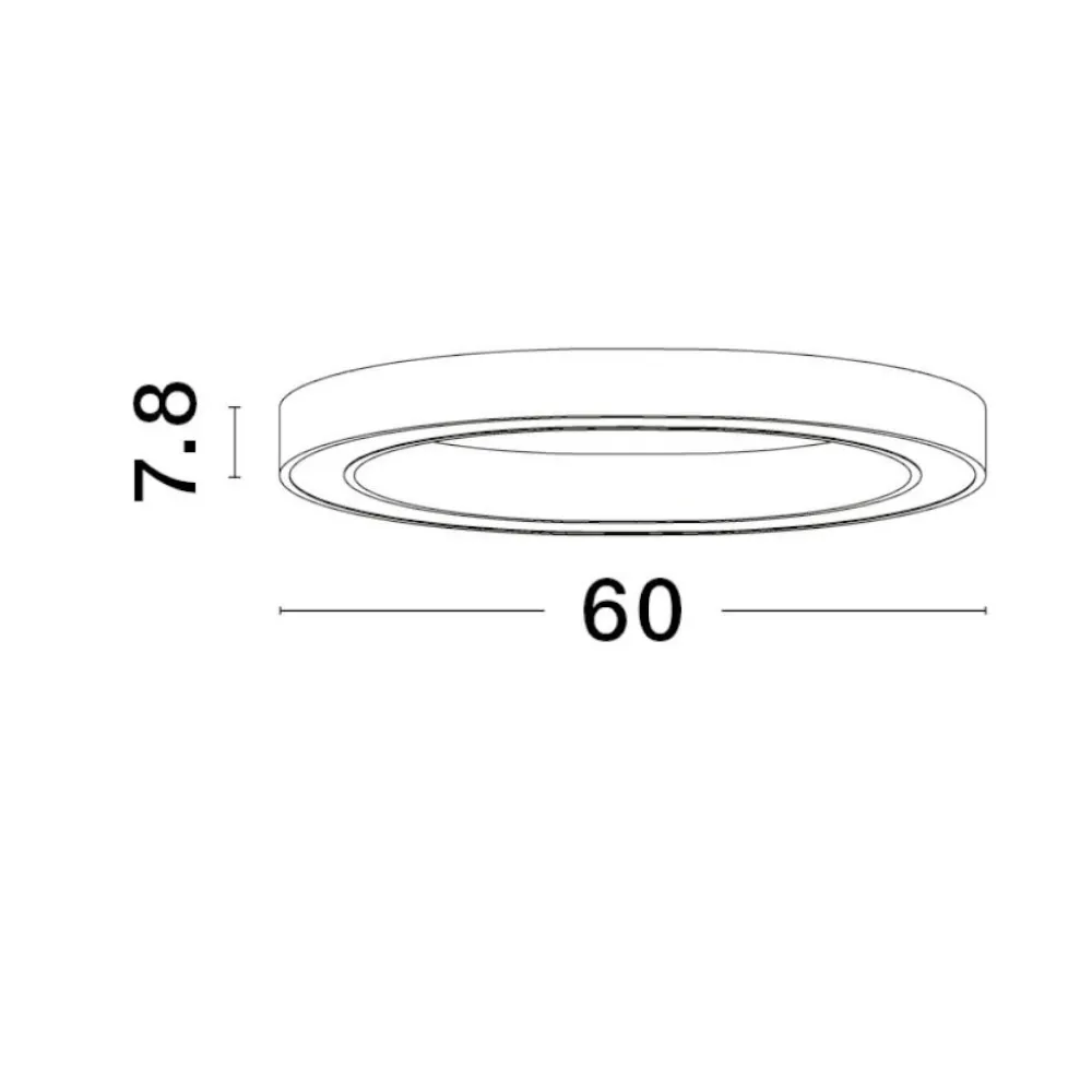 Lampadari Moderni-Selezionato da Mazzolaluce Plafoniera per camera da letto anello oro led 3000k dimmerabile