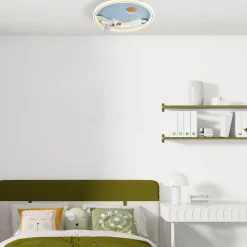 Plafoniere Moderne-Selezionato da Mazzolaluce Plafoniera per cameretta bambino astronauta led dimmerabile