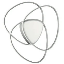 Plafoniere Moderne-Ondaluce Plafoniera per camrera da letto rose led 4000k pc silver