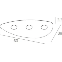 Plafoniere Moderne-Top Light Plafoniera per cucina bianca shape toplight