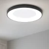 Plafoniere Moderne-Selezionato da Mazzolaluce Plafoniera per cucina cerchio 60cm nera 50w 3000k dimmerabile