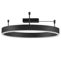 Plafoniere Moderne-Selezionato da Mazzolaluce Plafoniera per cucina circolare nera led 46w 3000k dimmerabile