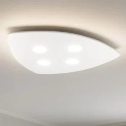 Plafoniere Moderne-Top Light Plafoniera per cucina moderna bianca shape toplight 4 luci