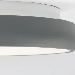 Plafoniere Moderne-Selezionato da Mazzolaluce Plafoniera per cucina moderna grigio led 32w 3000k dimmerabile