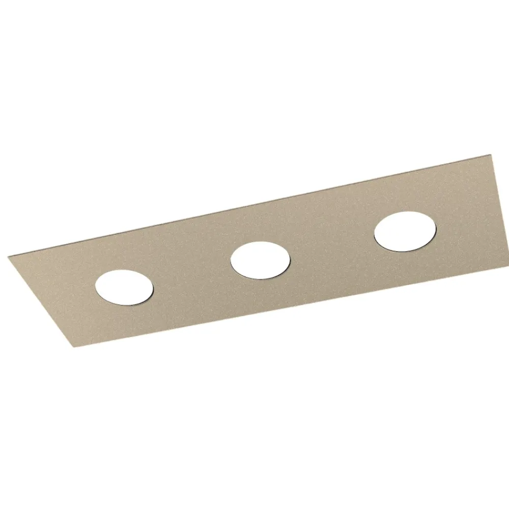 Plafoniere Moderne-Top Light Plafoniera per cucina moderna rettangolare sabbia