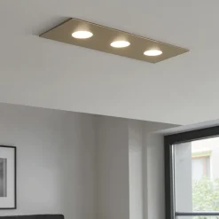 Plafoniere Moderne-Top Light Plafoniera per cucina moderna rettangolare sabbia