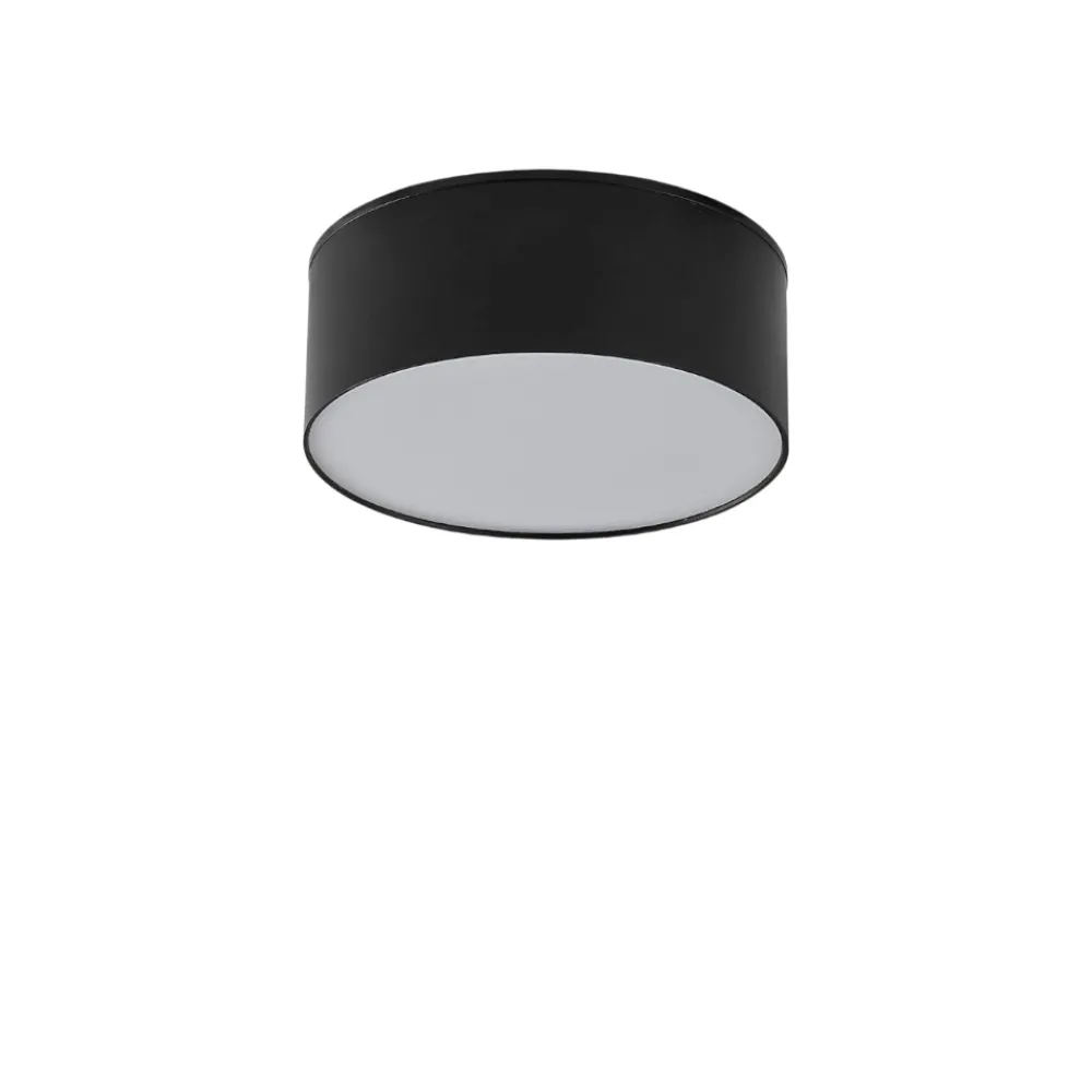 Plafoniere Moderne-Selezionato da Mazzolaluce Plafoniera per cucina nera 12cm 3000k 12w rotonda fp