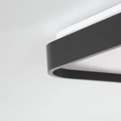 Plafoniere Moderne-Selezionato da Mazzolaluce Plafoniera per cucina quadrata moderna led 3000k