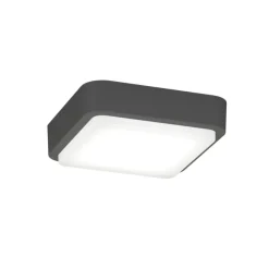 Plafoniere Da Esterno-Top Light Plafoniera per esterni quadrata antracite irvine