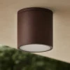 Plafoniere Da Esterno-Perenz Illuminazione Plafoniera per esterno da soffitto corten ip65 perenz up gx53