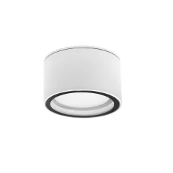 Plafoniere Da Esterno-Selezionato da Mazzolaluce Plafoniera per esterno da soffitto bianco tondo