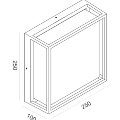 Plafoniere Da Esterno-Gea Luce Plafoniera per esterno moderna ip65 antracite led cct