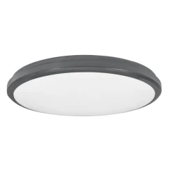 Plafoniere Da Esterno-Selezionato da Mazzolaluce Plafoniera per esterno rotonda antracite 30w 3000k