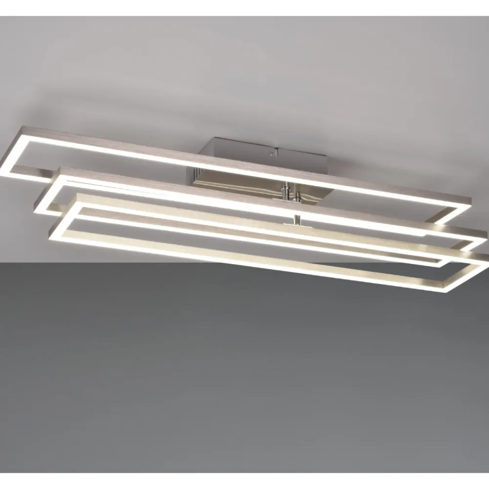 Plafoniere Moderne-Selezionato da Mazzolaluce Plafoniera per soggiorno moderno 36w da 2700k-6000k con telecomando