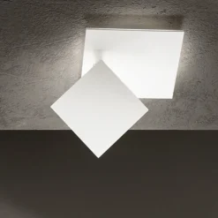 Plafoniere Moderne-Perenz Illuminazione Plafoniera per soggiorno moderno post bianca led 48w 3000k perenz