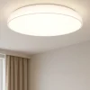 Plafoniere Moderne-Selezionato da Mazzolaluce Plafoniera per soggiorno moderno 60 cm bianca led 3000k dimmerabile