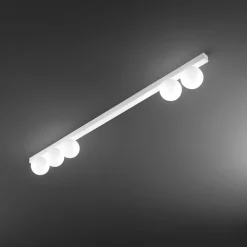 Plafoniere Moderne-Perenz Illuminazione Plafoniera per soggiorno moderno snooky bianca