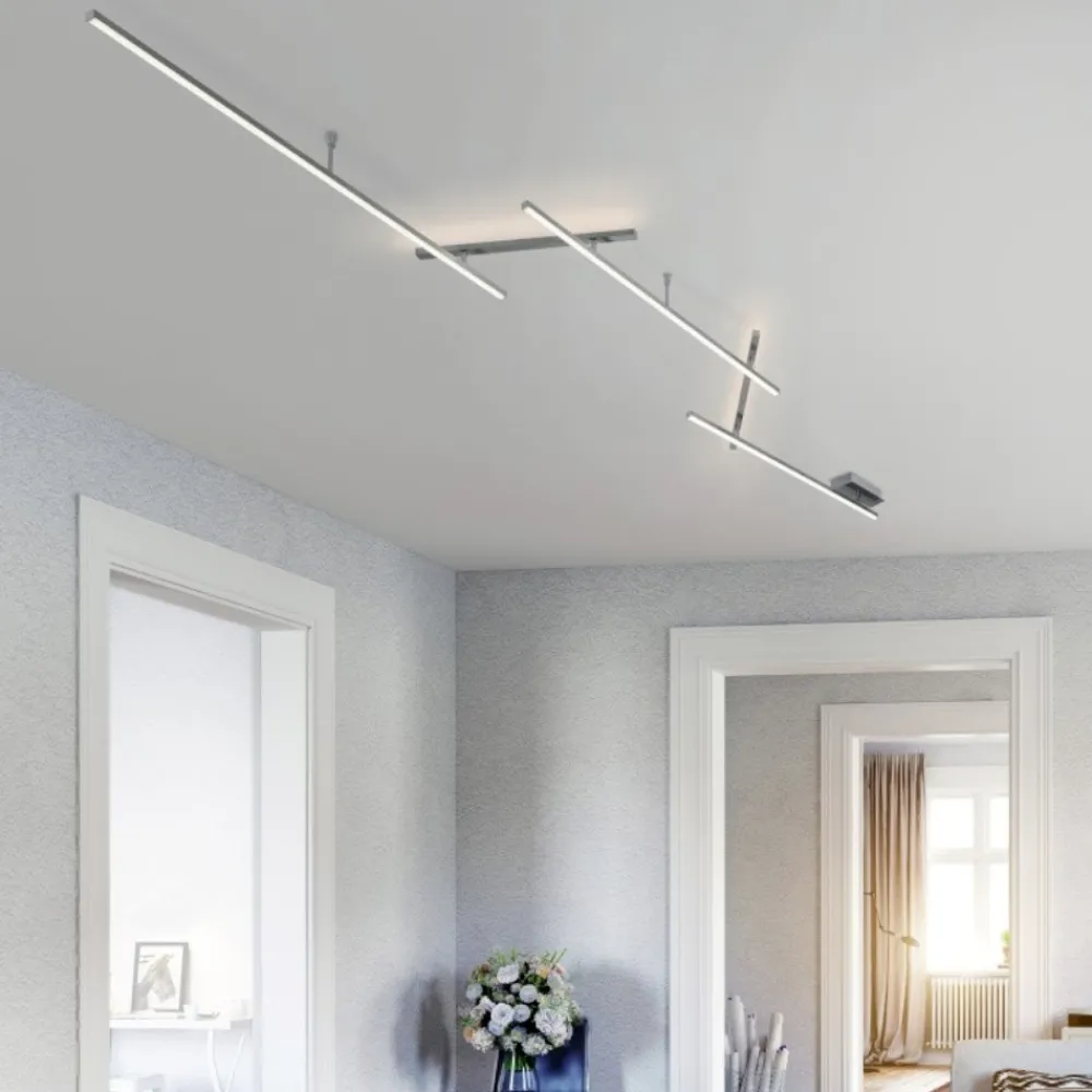 Plafoniere Moderne-Selezionato da Mazzolaluce Plafoniera per soggiorno moderno led 3000k dimmerabile