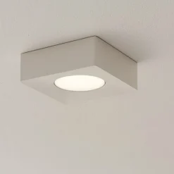 Plafoniere Moderne-Selezionato da Mazzolaluce Plafoniera quadrata da cucina moderna bianca gx53