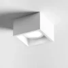 Plafoniere Moderne-Sforzin Illuminazione Plafoniera quadrata da cucina sforzin mylasa in gesso