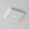 Plafoniere Moderne-Selezionato da Mazzolaluce Plafoniera quadrata di gesso cristaly 11w 3000k ceramica bianca