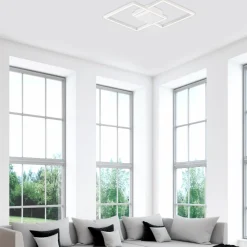 Plafoniere Moderne-Selezionato da Mazzolaluce Plafoniera quadrata led 3000k 25w per cucina moderna bianca