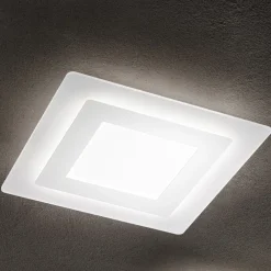 Plafoniere Moderne-Perenz Illuminazione Plafoniera quadrata led 45w cct moderna perenz bend