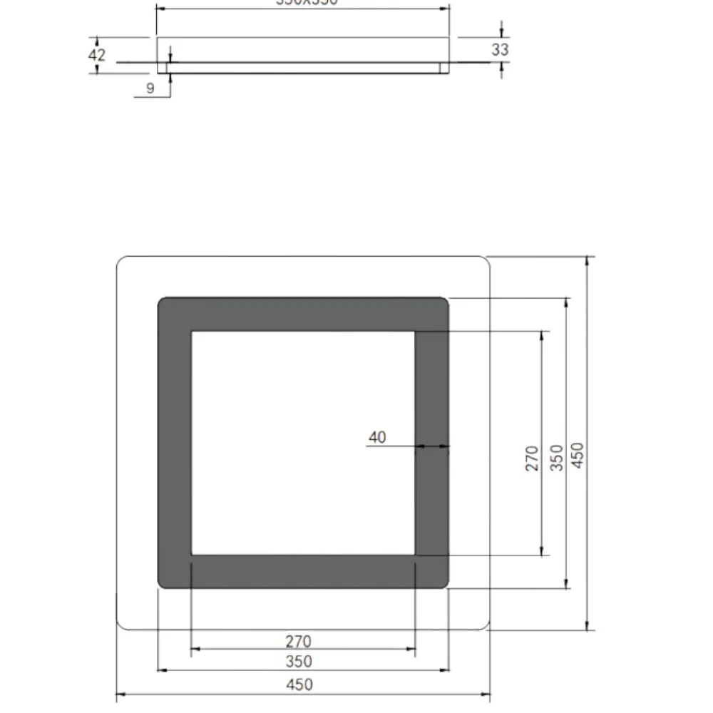 Plafoniere Moderne-Selezionato da Mazzolaluce Plafoniera quadrata moderna nickel led 2700k a 6500k con telecomando
