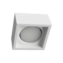 Plafoniere Moderne-Selezionato da Mazzolaluce Plafoniera quadrata per cucina in gesso ceramico
