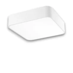 Plafoniere Moderne-Selezionato da Mazzolaluce Plafoniera quadrata per cucina di colore bianco
