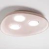 Plafoniere Moderne-Vivida International Plafoniera reloaux rosa ceramica ovale