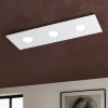 Plafoniere Moderne-Top Light Plafoniera rettangolare per cucina moderna bianca toplight area