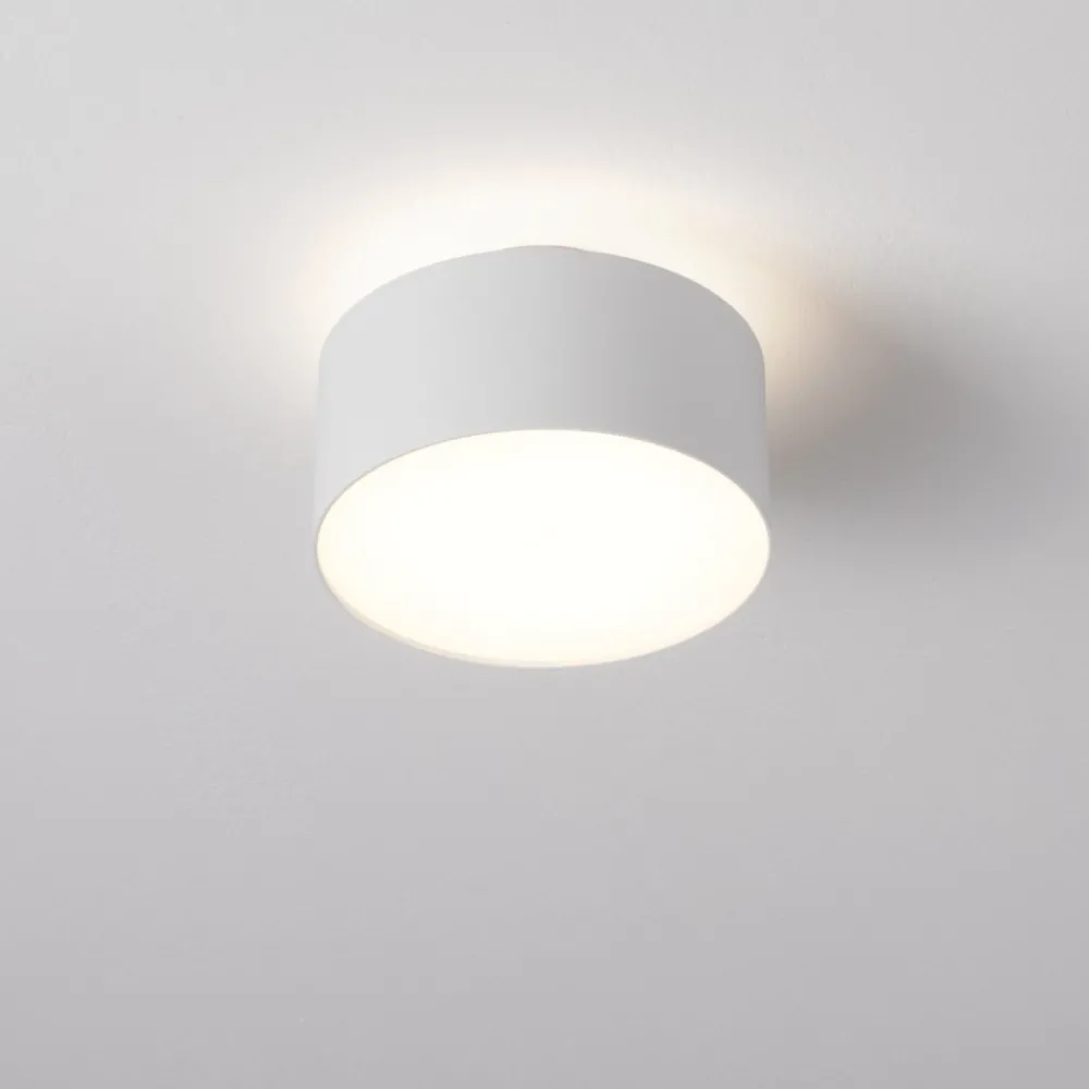 Plafoniere Moderne-Selezionato da Mazzolaluce Plafoniera rotonda bianca led 24w 3000k