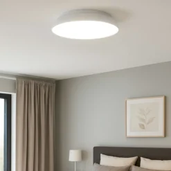 Plafoniere Moderne-Vivida International Plafoniera rotonda bianca led 20w 3000k 4000k dimmerabile vivida pinco