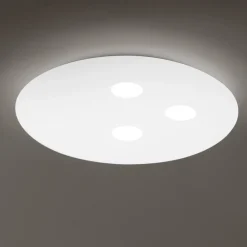 Plafoniere Moderne-Perenz Illuminazione Plafoniera rotonda bianca random perenz led 27w 3000k moderna