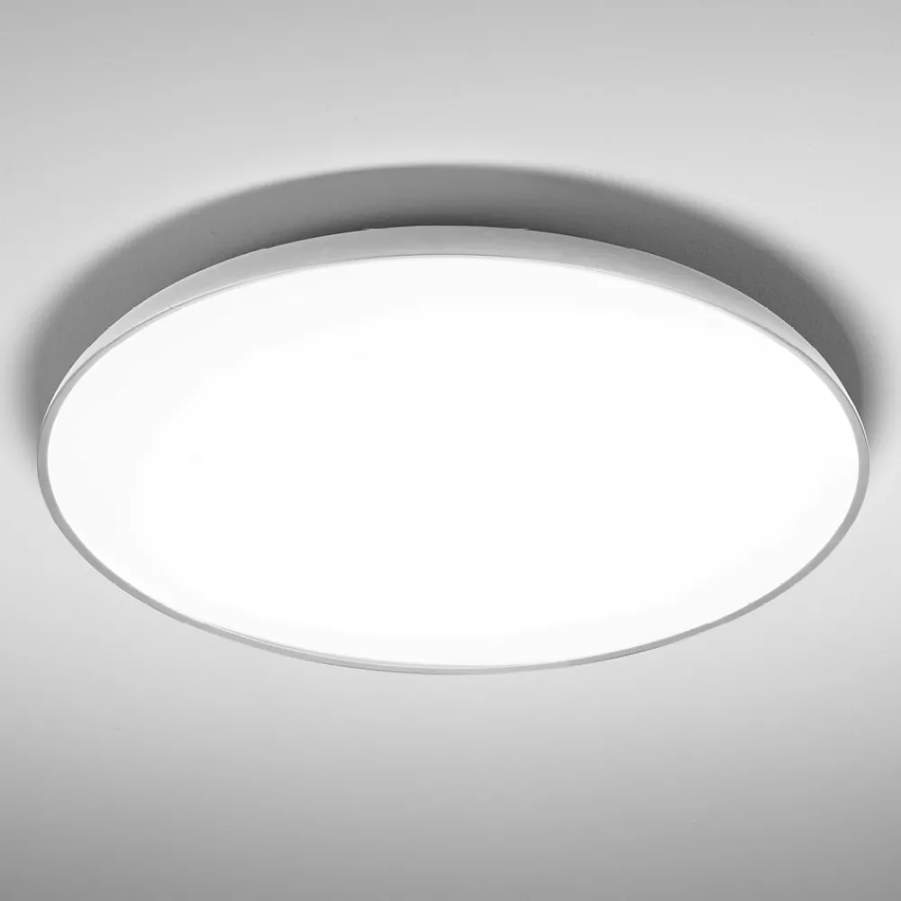 Plafoniere Moderne-Vivida International Plafoniera rotonda bianca vivida pinco led 80w 3000k 40000k