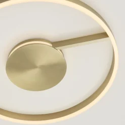 Plafoniere Moderne-Selezionato da Mazzolaluce Plafoniera rotonda bronzo led 48w cct 2700k 3000k 4000k dimmerabile per soggiorno moderno