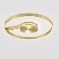 Plafoniere Moderne-Selezionato da Mazzolaluce Plafoniera rotonda bronzo led 48w cct 2700k 3000k 4000k dimmerabile per soggiorno moderno