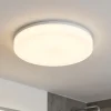 Plafoniere Bagno-IsyLuce Plafoniera rotonda da bagno bianca moderna led cct ip54