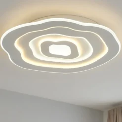 Plafoniere Moderne-Selezionato da Mazzolaluce Plafoniera rotonda design unico led 3000k 6500k
