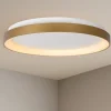 Plafoniere Moderne-Selezionato da Mazzolaluce Plafoniera rotonda per soggiorno led 38w 2700k dimmerabile moderna