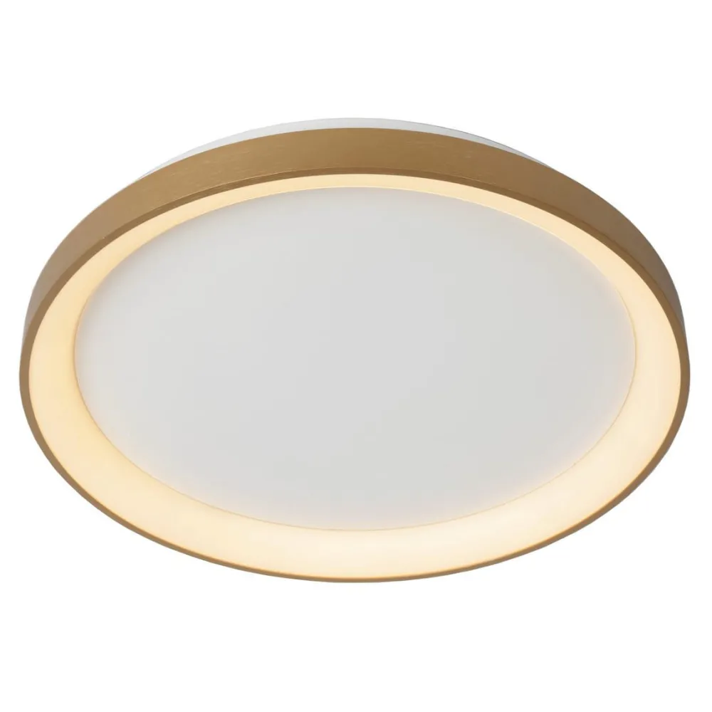 Plafoniere Moderne-Selezionato da Mazzolaluce Plafoniera rotonda per soggiorno led 38w 2700k dimmerabile moderna