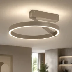 Plafoniere Moderne-Vivida International Plafoniera rotonda sabbia led 33w 3000k 4000k vivida meridiana