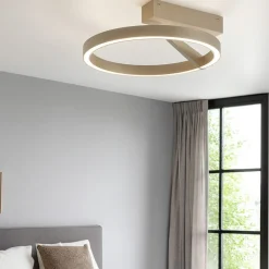 Plafoniere Moderne-Vivida International Plafoniera rotonda sabbia led 33w 3000k 4000k vivida meridiana