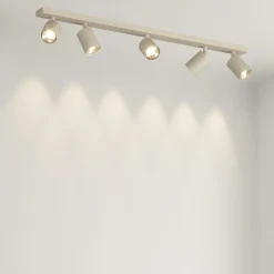 Plafoniere Moderne-Top Light Plafoniera sabbia 5 luci orientabili per cucina toplight