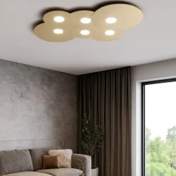 Plafoniere Moderne-Top Light Plafoniera sabbia per soggiorno design moderna