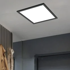 Plafoniere Moderne-Eglo Plafoniera smart da cucina led 2700k a 6500k dimmerabile controllo da remoto app salobrena