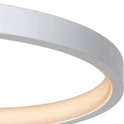 Plafoniere Moderne-Selezionato da Mazzolaluce Plafoniera spirale moderna bianca led dimmerabile per cucina