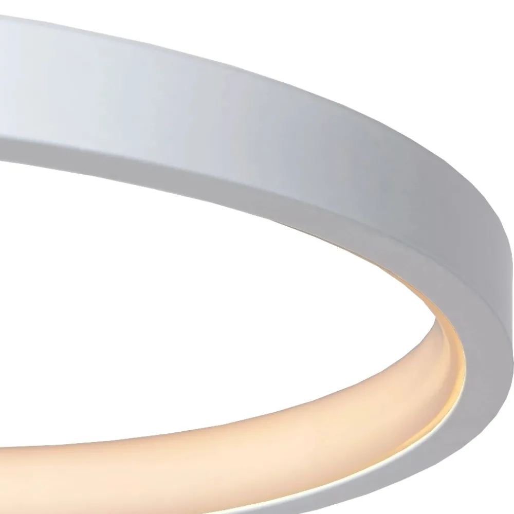 Plafoniere Moderne-Selezionato da Mazzolaluce Plafoniera spirale moderna bianca led dimmerabile per cucina